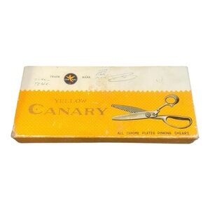 Yellow Canary Pinking Shears
